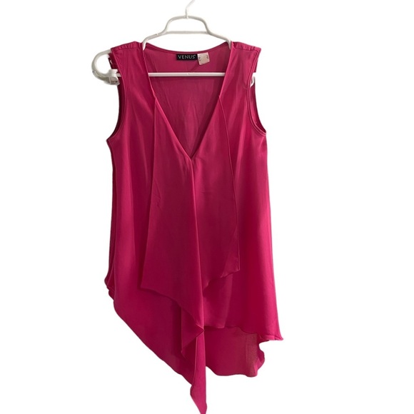 Venus Sz xs Pink chiffon blouse - Picture 1 of 5